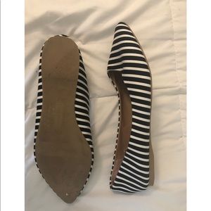 Stripped Lane Bryant Flats
